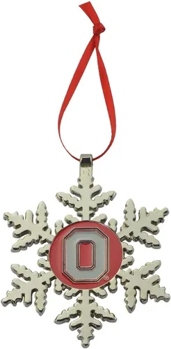 Vista 8 de Adorno navideño de copo de nieve de Alabama Crimson Tide