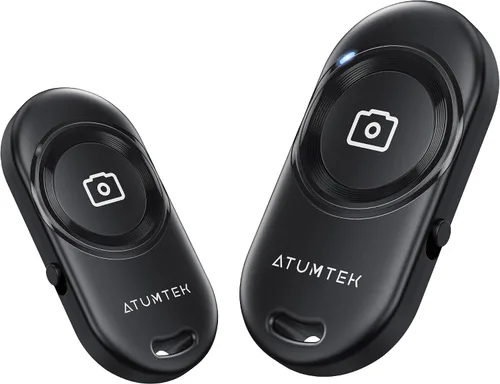 Vista 9 de ATUMTEK - Obturador remoto inalámbrico para iPhone y Android, paquete de 2 Negro