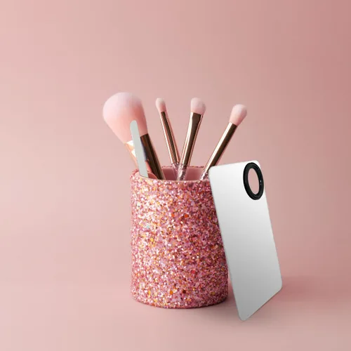 Vista 3 de Juego de espátula de maquillaje coreano, espátula profesional de maquillaje de acero inoxidable con paleta de base,Picasso Foundation Makeup Stick