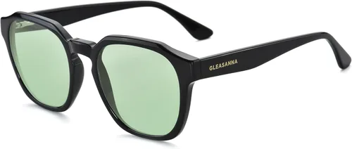 Vista 6 de Sleep Glasses for 99.9% Blue Light Glasses Dual AR Coatings Green Lens for Computer Gaming Reduce Eyestrain