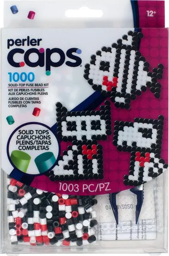 Vista 6 de Perler 80-54657 Kit de iniciación con diseño de cactus de cuentas Perler con tapa sólida, 1006 piezas