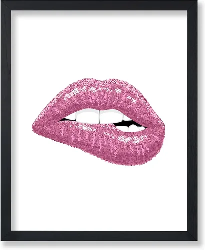 Vista 15 de Poster Master Impresión de labios dorados, póster de mordida de labio, arte moderno y minimalista, regalo bohemio para hombres y mujeres, diseño