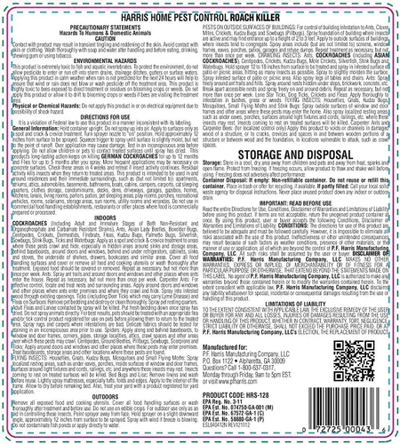 Vista 5 de Harris Roach Killer, spray líquido con fórmula residual extendida de 12 meses sin olor y sin manchas (galón)