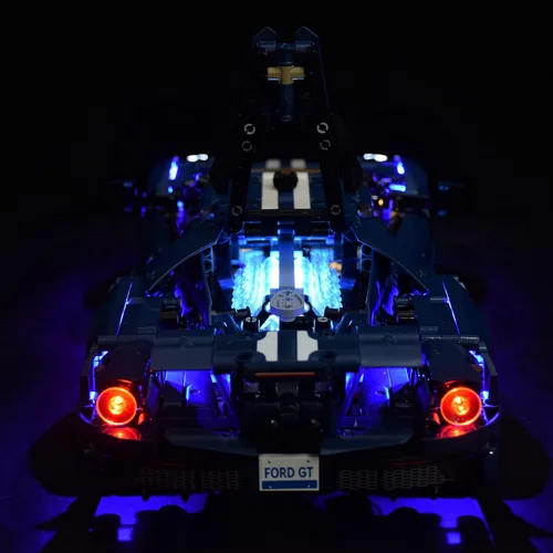 Vista 5 de LightGo Kit de iluminación LED diseñado para Lego 42154 2022 Ford GT Building Set, no incluye modelo (versión clásica)