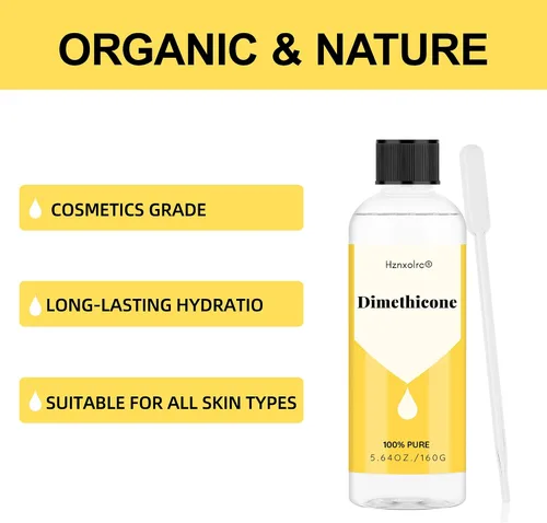 Vista 2 de 5.64 oz de dimeticona (polidimetilsiloxano), 100% puro, grado cosmético, adecuado para cabello, cuerpo, productos acondicionadores de la piel y más