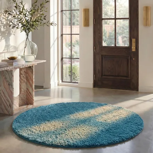 Vista 110 de SAFAVIEH Colección August Shag - Alfombra de área de 6 x 9 pies, color lila, diseño sólido, no desprende pelusa y de fácil cuidado, grosor de 1.2