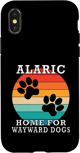 Vista 5 de Alaric Home for Wayward Dogs Family Name Case for iPhone 17