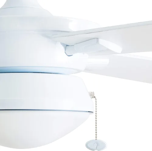 Vista 10 de Prominence Home Auletta - Ventilador de techo contemporáneo para interiores y exteriores de 52 pulgadas con luz, cadena de tracción, opciones