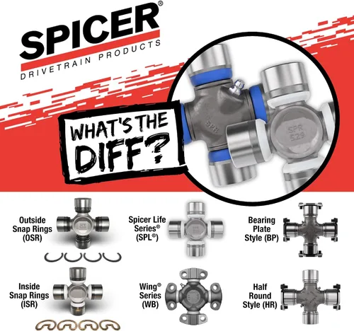 Vista 12 de Spicer 5-160X kit de junta universal cruz