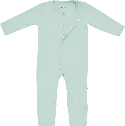 Vista 40 de KYTE BABY Mameluco suave unisex con cierre a presión, 97% rayón hecho de bambú, 3% elastano