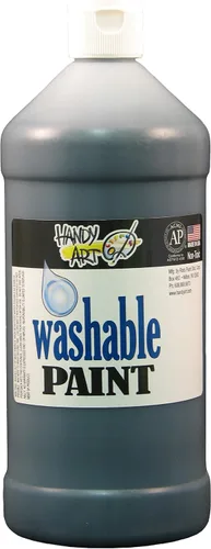 Vista 7 de Handy Art Pintura lavable de 16 onzas, color negro