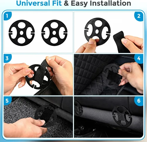 Vista 7 de Tsumbay Cojín de asiento de automóvil, funda de asiento de espuma viscoelástica con parte inferior antideslizante, ajuste universal