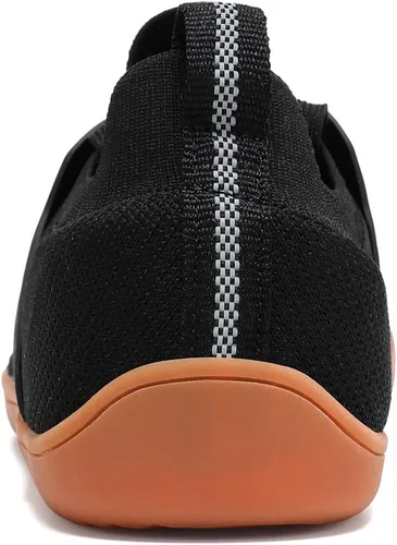Vista 5 de Aicuih Zapatos de punta ancha para hombre Zapatillas descalzas y minimalistas Suela cero caída