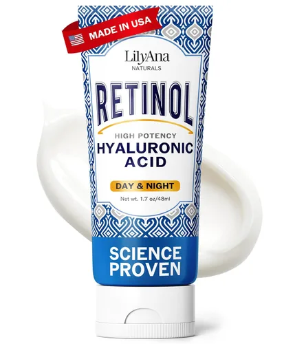 Vista 11 de LilyAna Naturals Crema facial de retinol antienvejecimiento para mujeres, crema antiarrugas y cuello para reafirmar, hidratante de retinol para cara