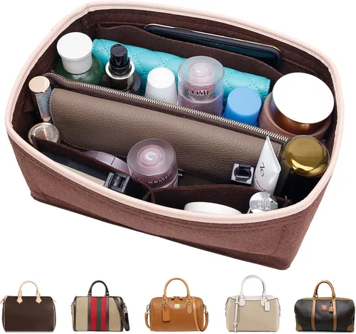 Vista 4 de Doxo Organizador de bolso para bolsos y moldeador de base, juego de 2 piezas, organizador de bolsas con 6 tamaños, compatible con Neverfull Speedy