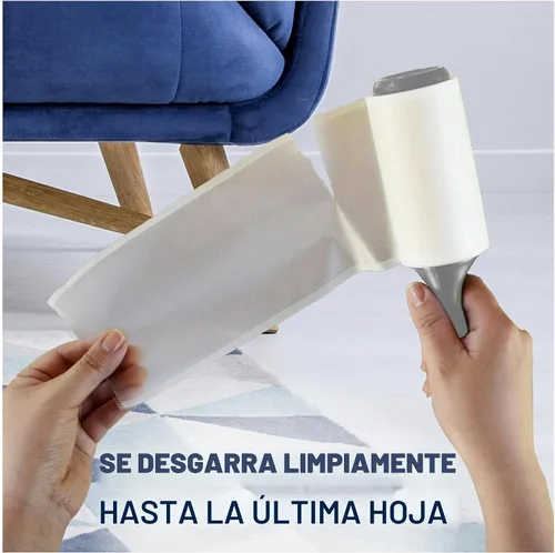Vista 5 de Scotch-Brite Everyday Clean Recambios de Rodillo para Pelusas 6 Recambios de Rodillo 420 Hojas Blancas