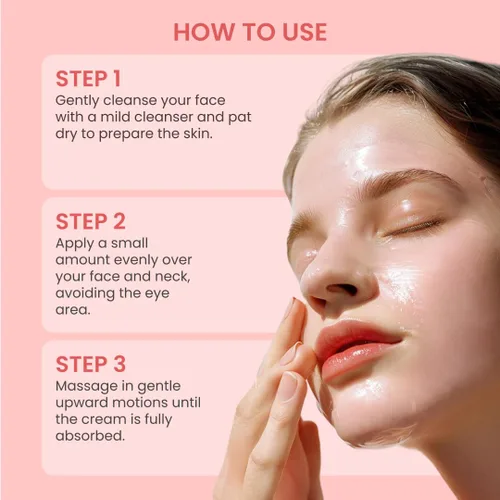 Vista 8 de QUIA Crema de Gelatina de Colágeno – Hidratante en Gel Ligero para una Piel Radiante y Tersa – Con Niacinamida y Péptidos – Cuidado de la Piel