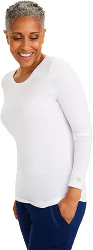Vista 7 de Healing Hands Under Scrubs - Camiseta médica de manga larga para mujer 5047 Melissa Underscrubs