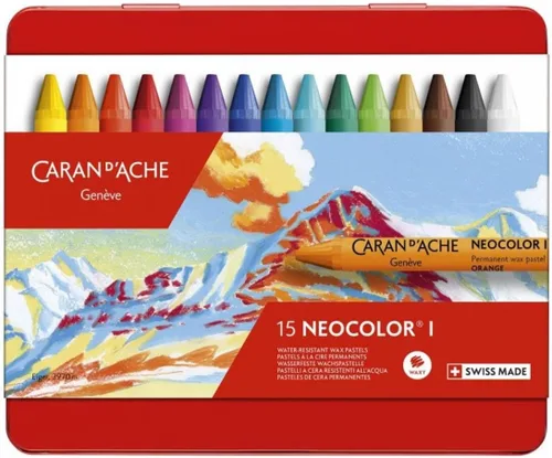 Vista 3 de Neocolor I - Pasteles de cera resistentes al agua, 30