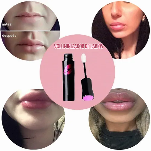 Vista 6 de Dispositivo de relleno de labios+juego de brillo para labios, kit de herramientas de relleno de labios en forma de pez, potenciador de labios