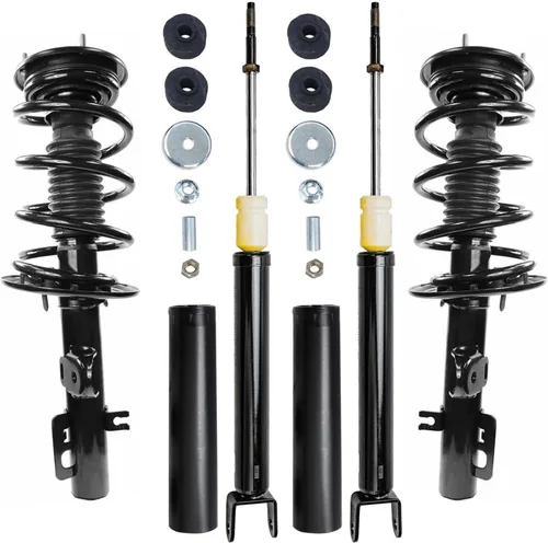 Vista 87 de Detroit Axle - Puntales y Amortiguadores para Chevy Traverse Buick Enclave GMC Acadia Saturn Outlook 2007-2012, 2 puntales delanteros con resorte