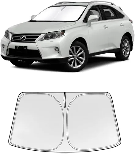 Vista 18 de Parasol plegable WODSTA de cobertura completa para parabrisas compatible con Audi Q5 2018-2025 todos los modelos de 4 capas engrosadas