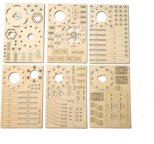 Vista 7 de Rompecabezas de madera 3D para adultos, kits de modelo de linterna vintage con luz, kits de modelo de linterna de madera 3D para construir
