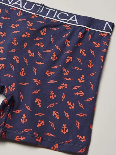 Vista 2 de Nautica - Calzoncillos clásicos de algodón elástico para hombre, pack de 3