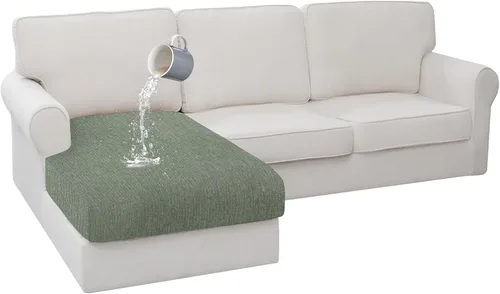 Vista 78 de Fundas de cojín impermeables para sofá, funda elástica lavable con diseño elástico antideslizante, protector de muebles para mascotas y niños