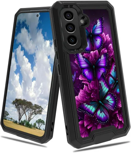 Vista 79 de Funda para Samsung S23 FE Funda Galaxy S23 FE 2 en 1 PC duro de doble capa TPU suave a prueba de golpes Funda protectora para Samsung Galaxy S23 FE