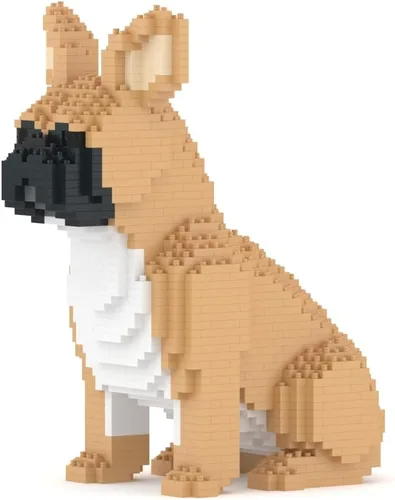 Vista 10 de JEKCA Bulldog francés 04S-M03 Bloques de construcción de plástico para perros Edad 14+