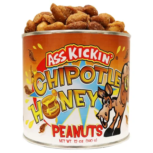 Vista 17 de ASS KICKIN' Cacahuetes Bacon Ranch – 12oz – Último regalo gourmet de cacahuetes – Pruébalo si te atreves!
