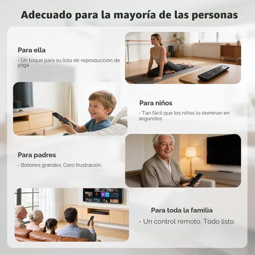 Vista 9 de SofaBaton Control remoto universal U3 con macro global