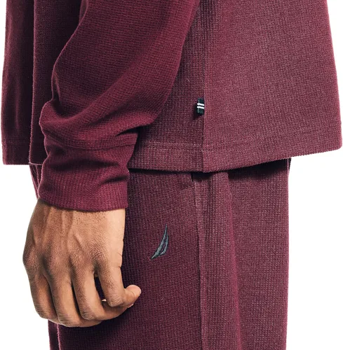 Vista 3 de Nautica Conjunto de pantalón de pijama Waffle para hombre