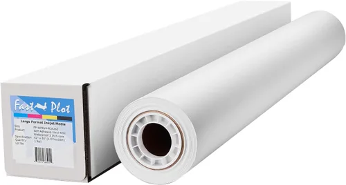 Vista 11 de FastPlot Vinilo autoadhesivo – Resistente al agua 4 mil – Rollo de 24 pulgadas x 60 pies – núcleo de 2 pulgadas