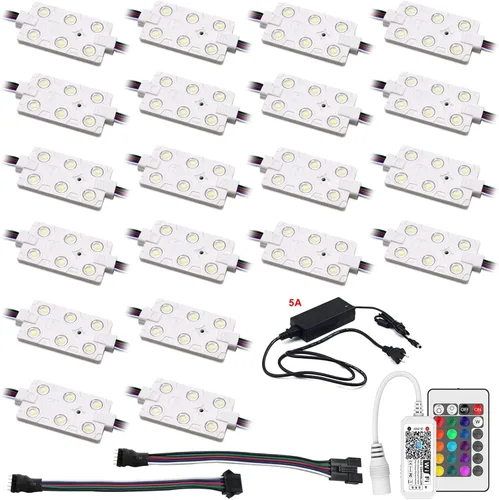 Vista 9 de Módulo de luces LED DIY Escaparate Luces LED Luces de ventana LED Luz decorativa para carteles de publicidad de letras Luces de ventana de tienda