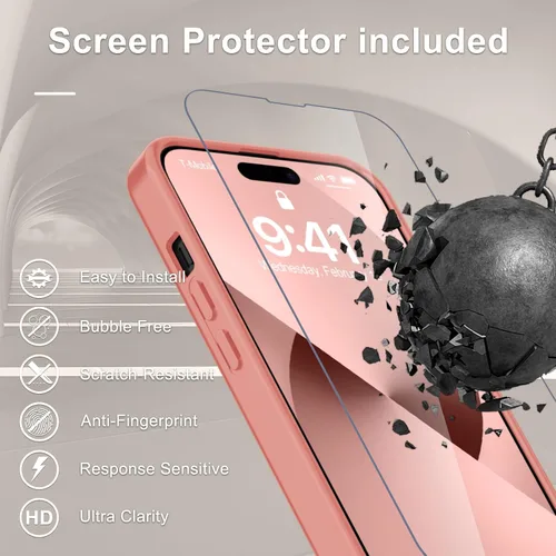 Vista 148 de Funda para Google Pixel 10 Pro XL, cubierta magnética mate, color negro Fit for MagSafe, Screen Protector included, Shockproof Military Grade