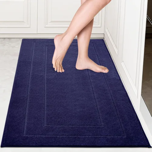 Vista 41 de PURRUGS Alfombra de cocina lavable a máquina, de 24 x 35.5 pulgadas, antideslizantes, antideslizantes, tapetes de pie suaves y superabsorbentes