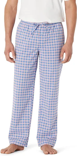 Vista 19 de Amazon Essentials Pantalón de pijama tejido de corte recto con bolsillos para hombre Tartán mezcla de óxido burdeos
