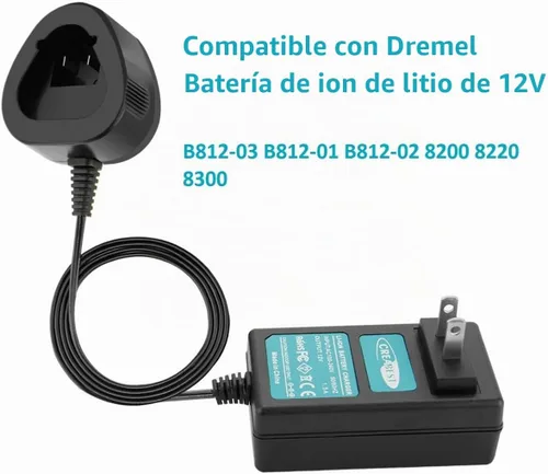 Vista 4 de Creabest Cargador de batería de iones de litio de 12 V compatible
