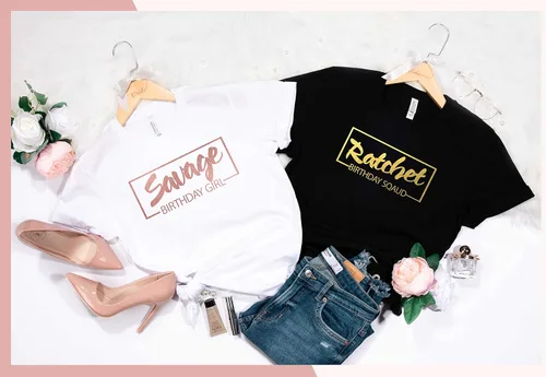 Vista 3 de Savage Birthday Squad Shirt, Birthday Squad shirt, Birthday Crew Shirts, Birthday Girl, Birthday Party Shirts, Birthday Group Shirts d27