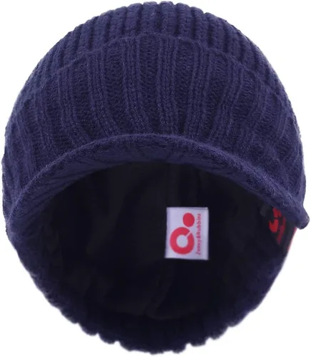 Vista 7 de Janey&Rubbins Gorro de punto diario con orejeras con forro polar y calavera