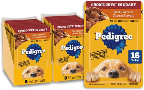 Vista 13 de Pedigree Choice Cuts - Bolsa de comida húmeda para perros, favoritos de carne de res, 3.5 onzas, 30