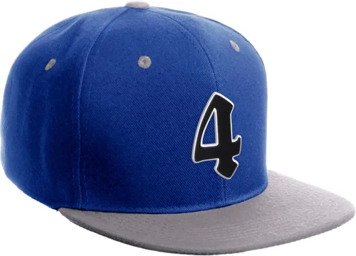 Vista 1616 de Daxton Gorra clásica con visera de billete plano con letras del alfabeto inglés antiguo de la A a la Z
