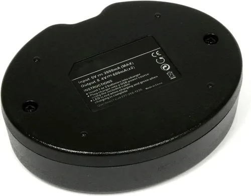 Vista 4 de Batería de repuesto para Nikon EN-EL3e (paquete de 2, 2000 mAh) y cargador dual