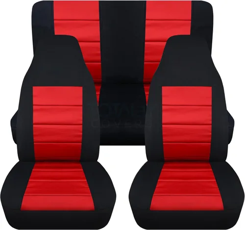 Vista 7 de Fundas para asientos de automóvil, Negro