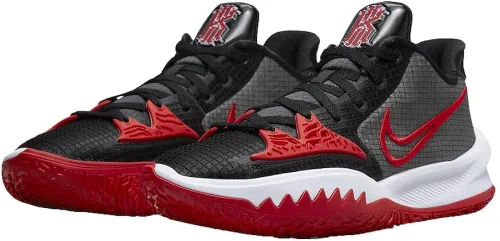 Vista 3 de Nike Kyrie Low 4 - Tenis de baloncesto atléticos acolchados de malla ligera para hombre