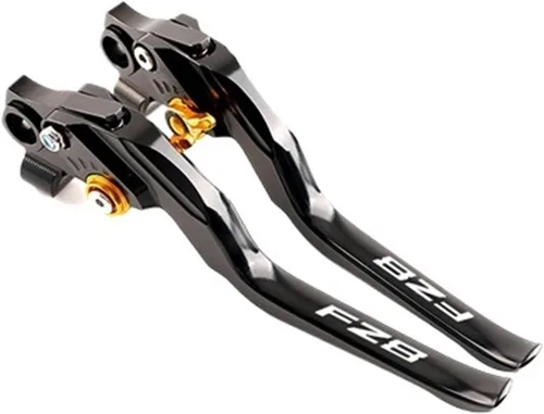 Vista 13 de 2025 New Brake Clutch Lever Motorcycle CNC Adjustable Brake Clutch Levers Compatible with Yamaha FZ8 FZ 8 Fz8 FAZER 2011-2015(Long Black)