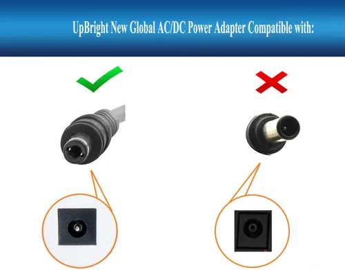Vista 3 de GEP Nuevo adaptador de CA de repuesto/fuente de alimentación para JVC 32 "LED/LCD Monitor EM32T, 37" LED/LCD Monitor EM37T.