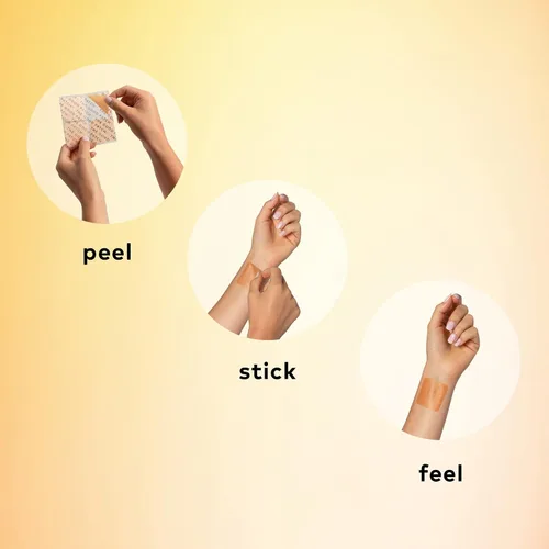 Vista 5 de LA MEND The Good Patch - Parches de equilibrio diario – Awake B12 para energía, rescate para la recuperación y sueño para dormir, alimentado por